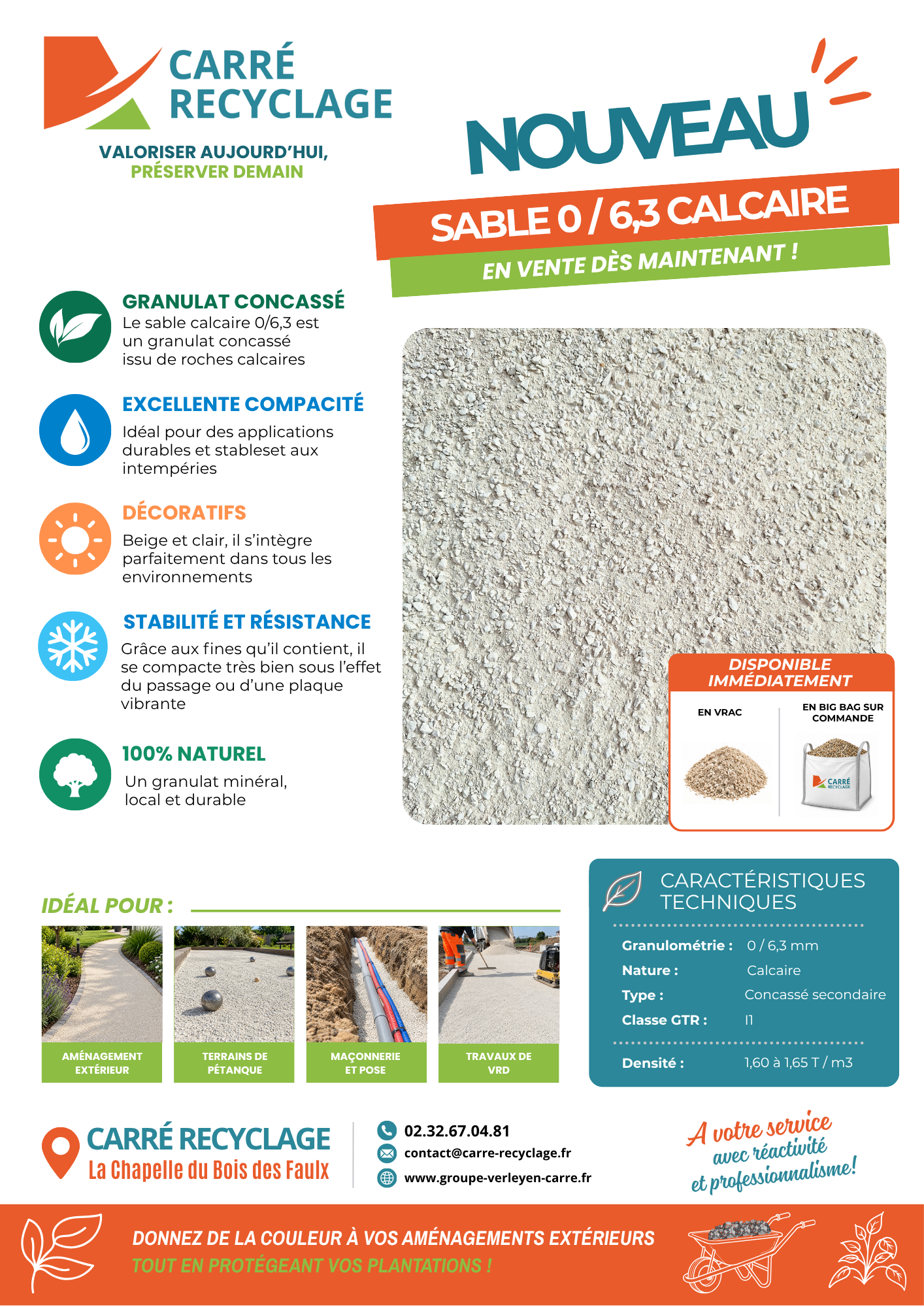 sable calcaire